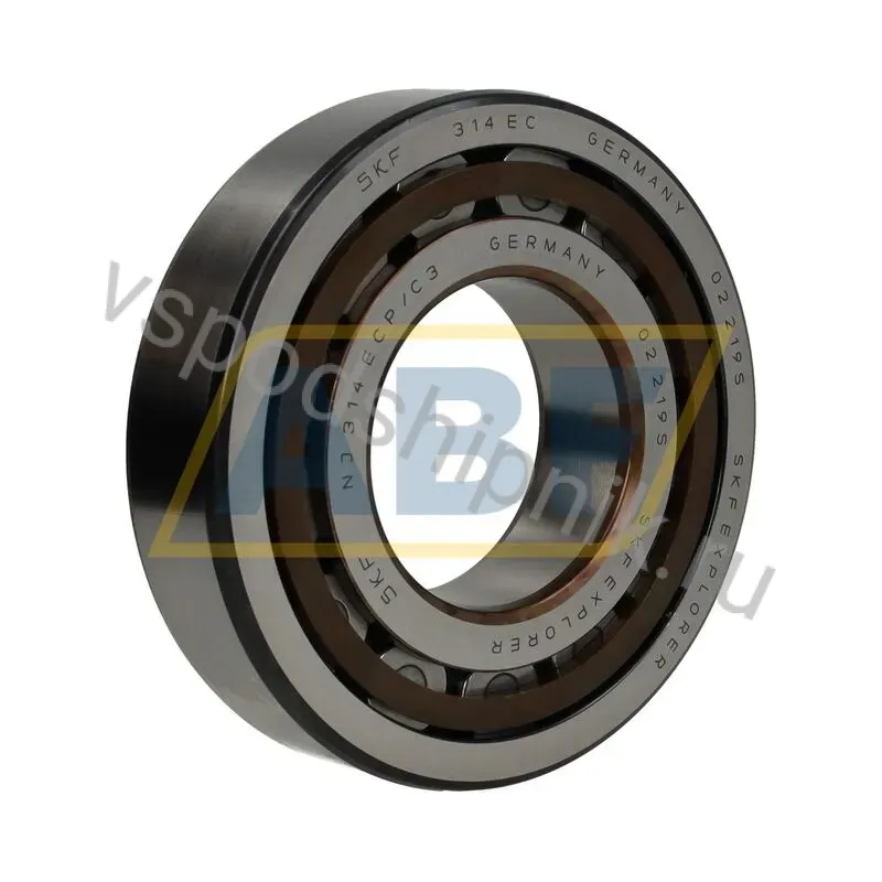 Цилиндрический роликовый подшипник NJ NJ314ECP/C3 SKF 360