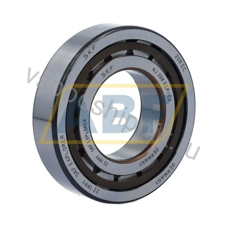 Цилиндрический роликовый подшипник NJ NJ208ECP/C3 SKF 360