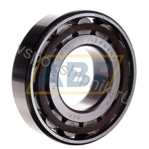 Цилиндрический роликовый подшипник N N312ECP SKF 60×130×31 мм