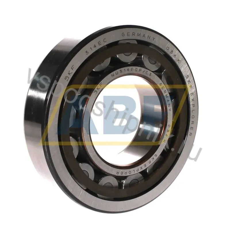 Цилиндрический роликовый подшипник NU NU314ECP/C3 SKF 360