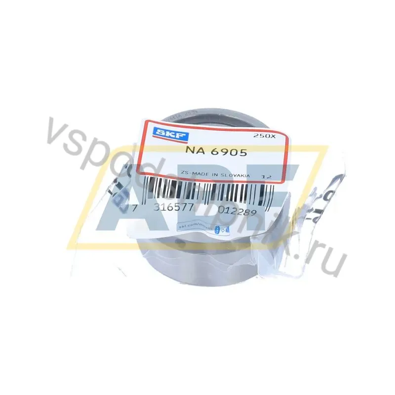 Игольчатый роликовый подшипник с сепаратором NA6905 SKF 360