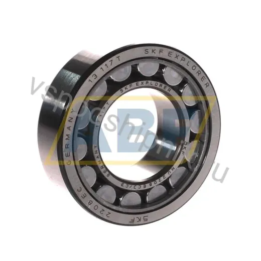 Цилиндрический роликовый подшипник NU NU2208ECJ/C3 SKF