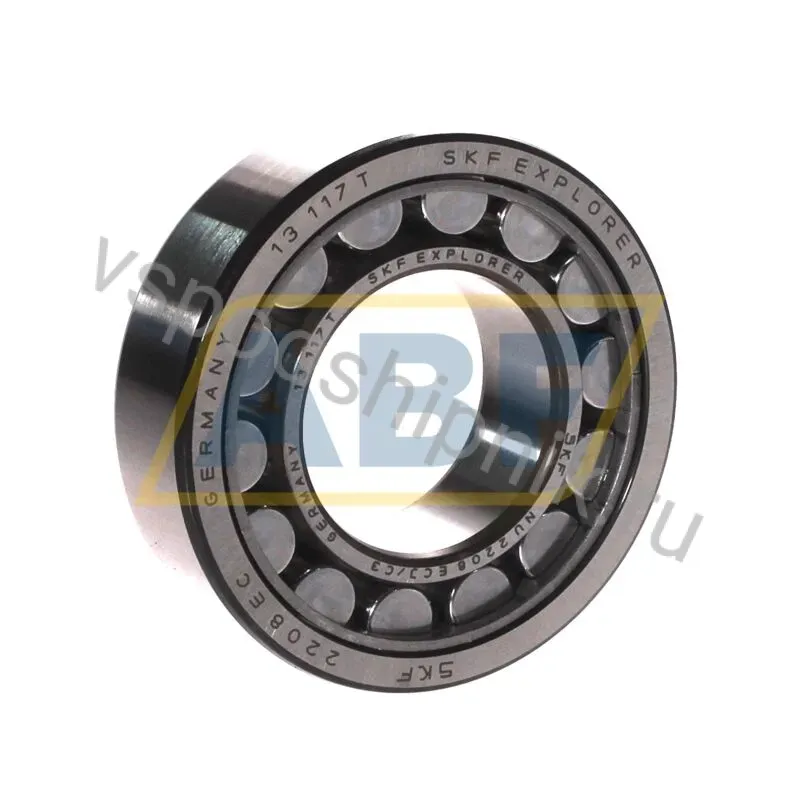 Цилиндрический роликовый подшипник NU NU2208ECJ/C3 SKF 360