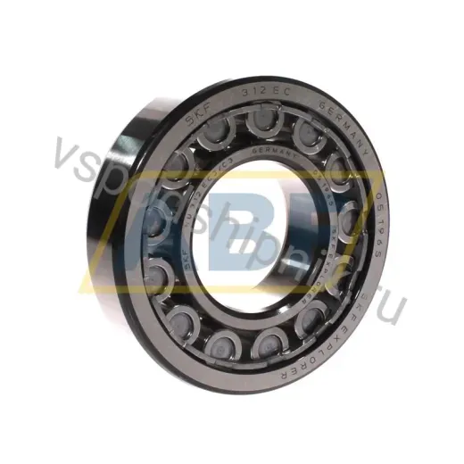 Цилиндрический роликовый подшипник NU NU312ECJ/C3 SKF
