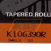 Конический роликовый подшипник K106390R Timken
