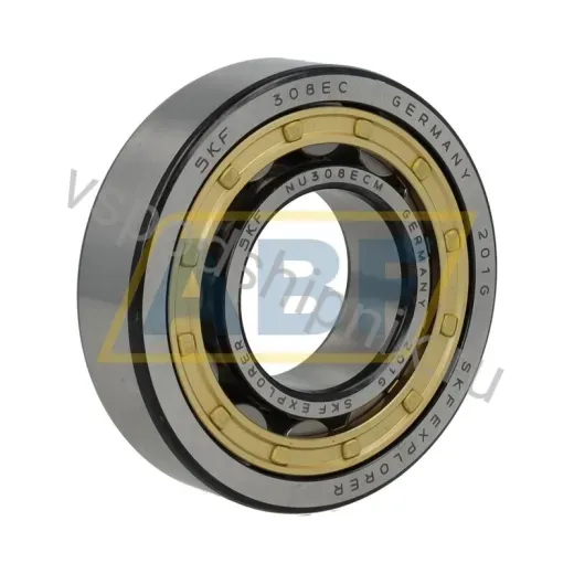 Цилиндрический роликовый подшипник NU NU308ECM SKF