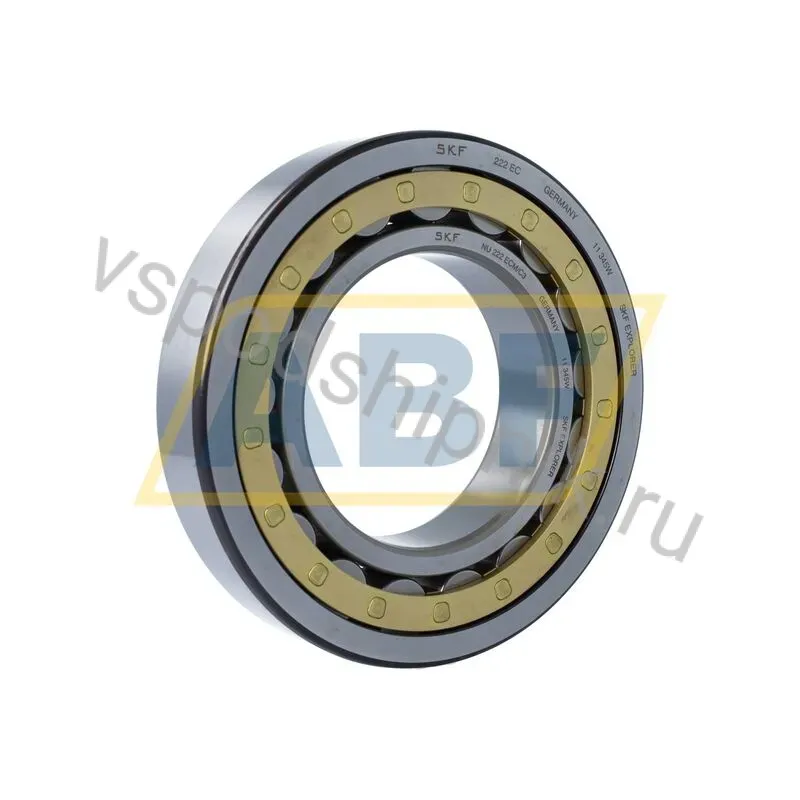 Цилиндрический роликовый подшипник NU NU222ECM/C3 SKF 360