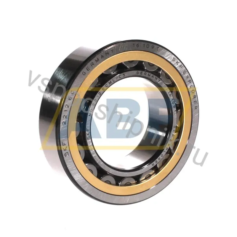 Цилиндрический роликовый подшипник NU NU2212ECML/C3 SKF 360
