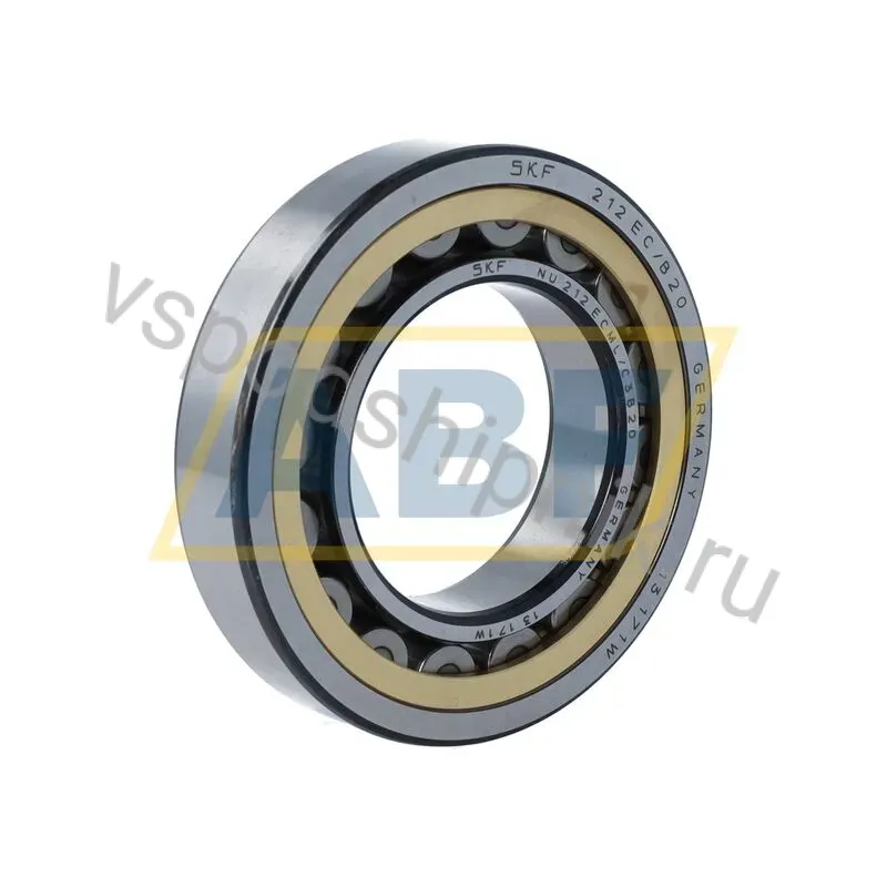 Цилиндрический роликовый подшипник NU NU212ECML/C3B20 SKF 360