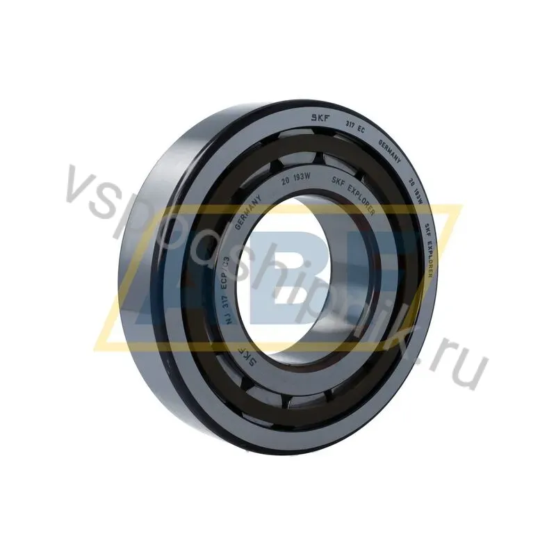 Цилиндрический роликовый подшипник NJ NJ317ECP/C3 SKF 360