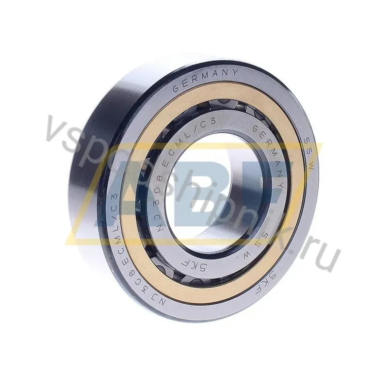 Цилиндрический роликовый подшипник NJ NJ308ECML/C3 SKF 360