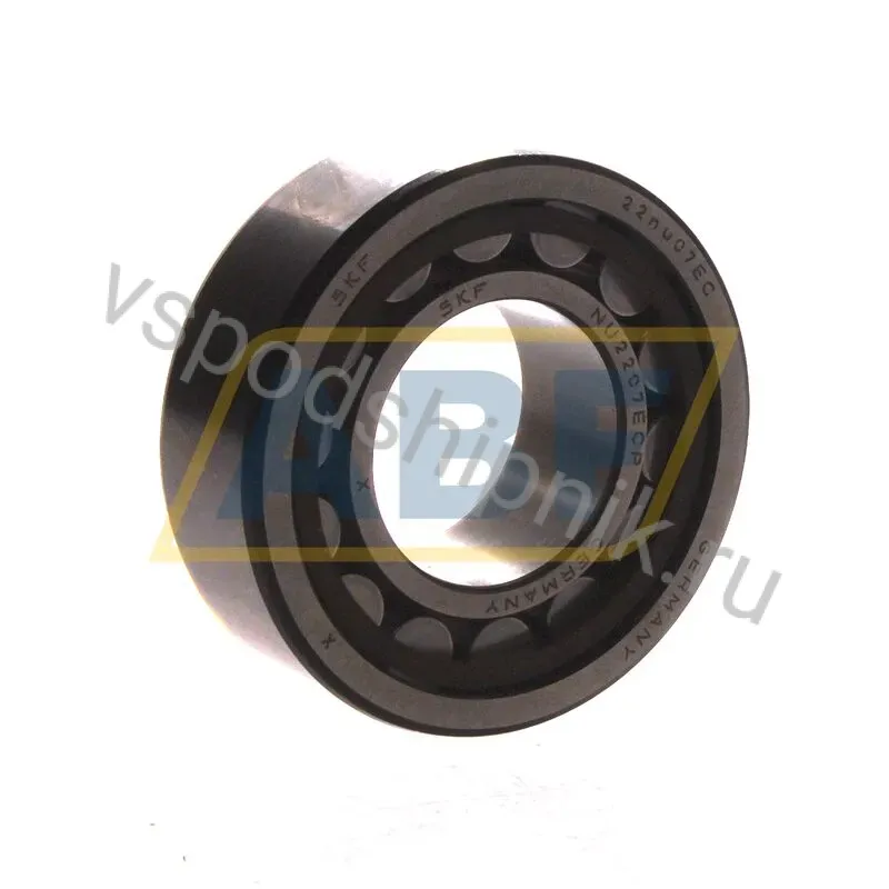 Цилиндрический роликовый подшипник NU NU2207ECP SKF 360