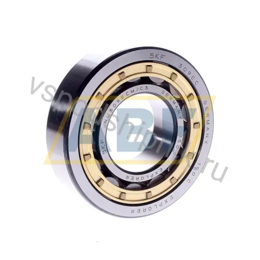 Цилиндрический роликовый подшипник NU NU309ECM/C3 SKF