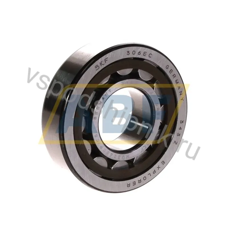Цилиндрический роликовый подшипник NU NU306ECP/C3 SKF 360