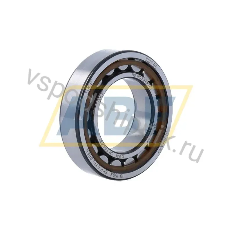 Цилиндрический роликовый подшипник NU NU1007ECP/C3 SKF 360