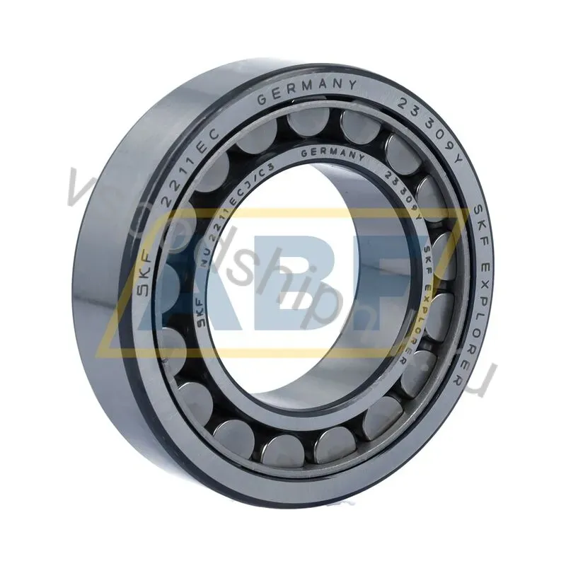 Цилиндрический роликовый подшипник NU NU2211ECJ/C3 SKF 360