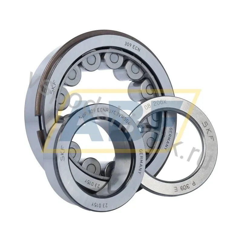 Цилиндрический роликовый подшипник NUP NUP309ECNRJ/C3VM004 SKF 360
