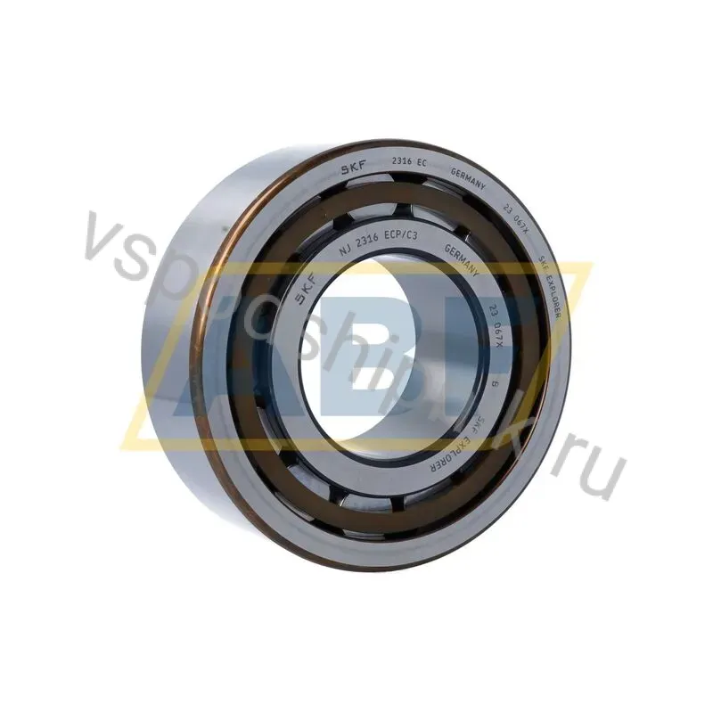 Цилиндрический роликовый подшипник NJ NJ2316ECP/C3 SKF 360