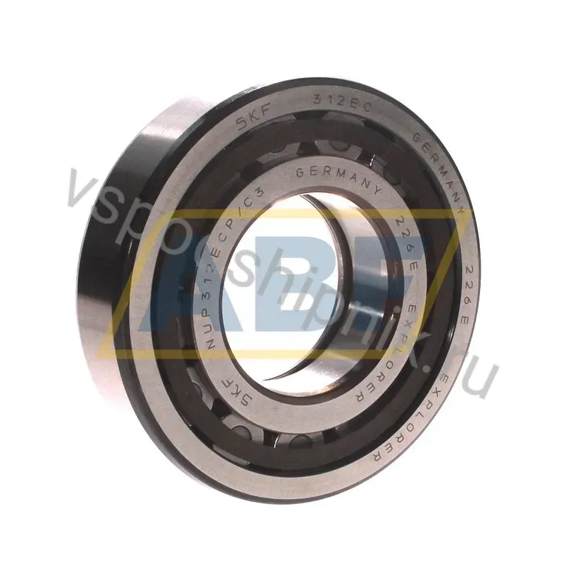 Цилиндрический роликовый подшипник NUP NUP312ECP/C3 SKF 360