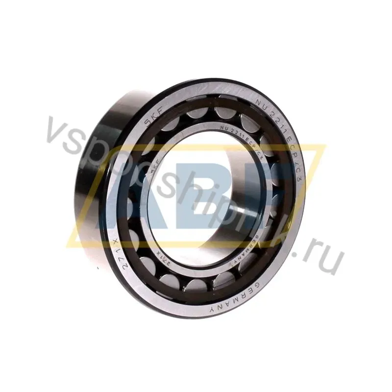 Цилиндрический роликовый подшипник NU NU2211ECP/C3 SKF 360