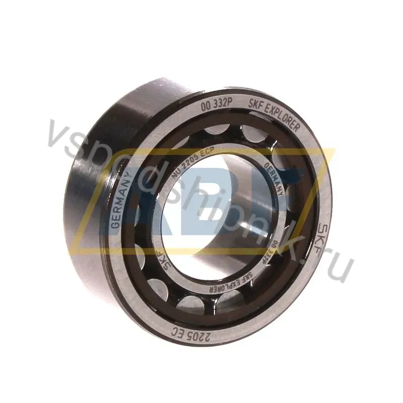 Цилиндрический роликовый подшипник NU NU2205ECP SKF 360
