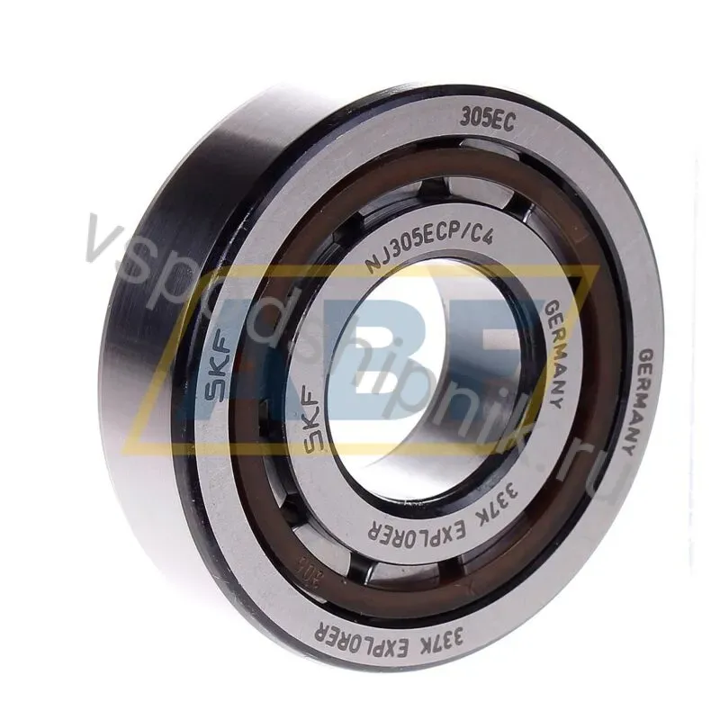 Цилиндрический роликовый подшипник NJ NJ305ECP/C4 SKF 360
