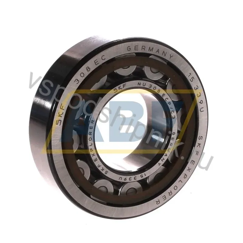 Цилиндрический роликовый подшипник NU NU308ECP/C3 SKF 360