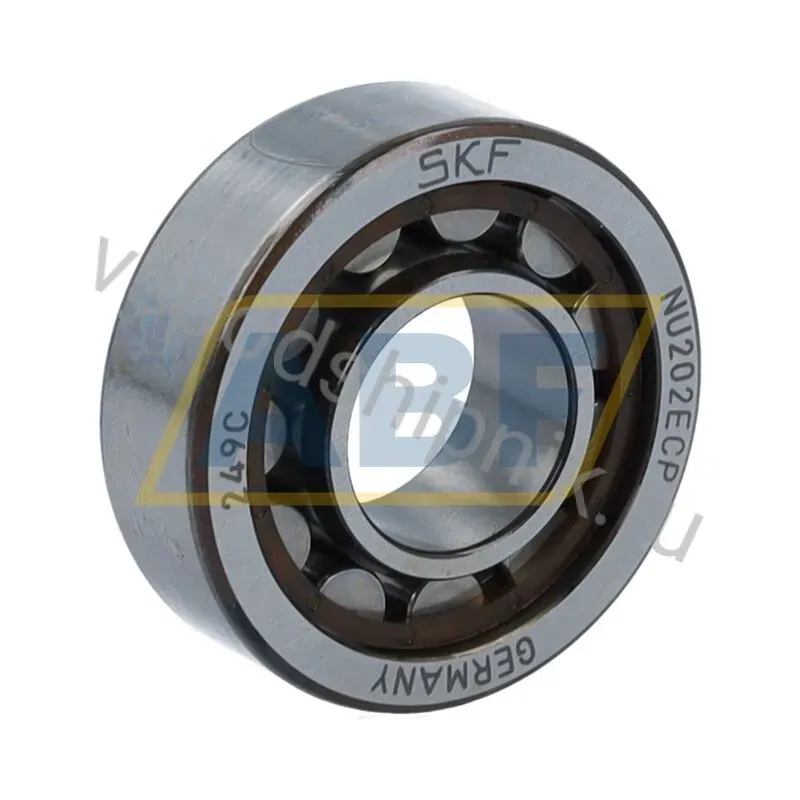 Цилиндрический роликовый подшипник NU NU202ECP SKF 360