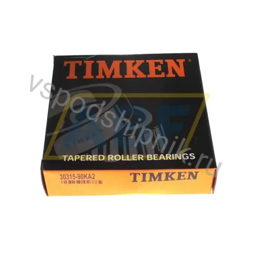 Конический роликовый подшипник однорядный 30315-90KA2 Timken 75×160×40 мм
