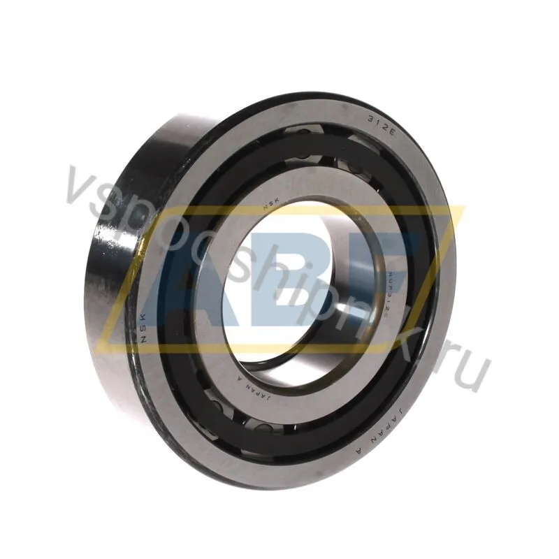 Цилиндрический роликовый подшипник однорядный NUP312ET NSK 360