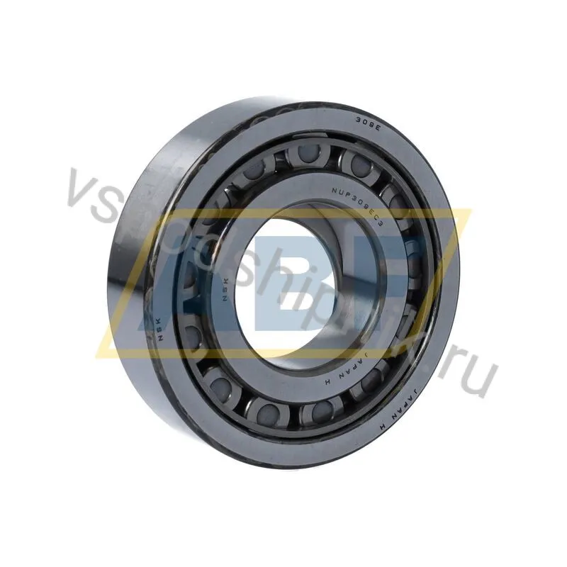 Цилиндрический роликовый подшипник однорядный NUP309EWC3 NSK 360