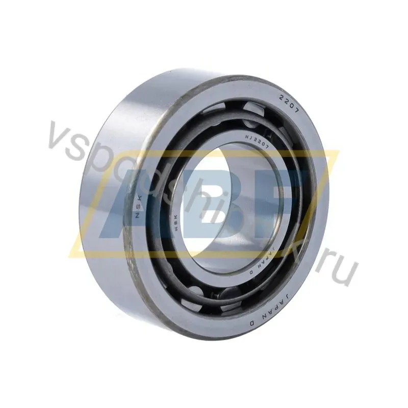 Цилиндрический роликовый подшипник однорядный NJ2207W NSK 360