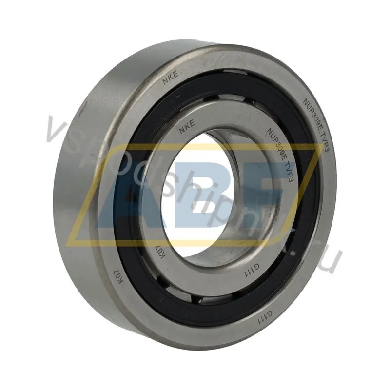 Цилиндрический роликовый подшипник однорядный NUP309E.TVP3 NKE 360