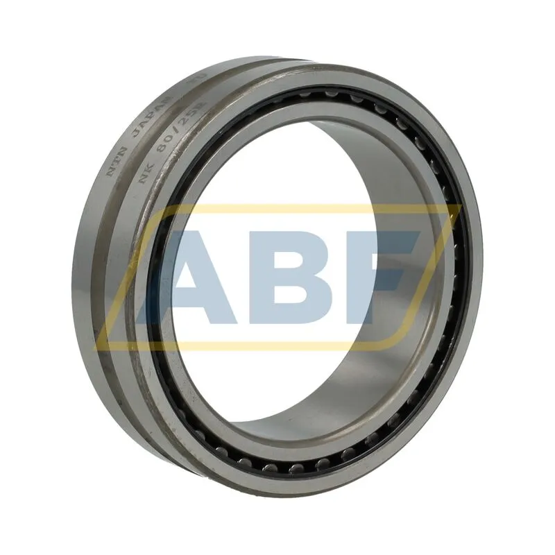 Игольчатый роликовый подшипник с сепаратором NK80/25R+1R70X80X25 NTN 360