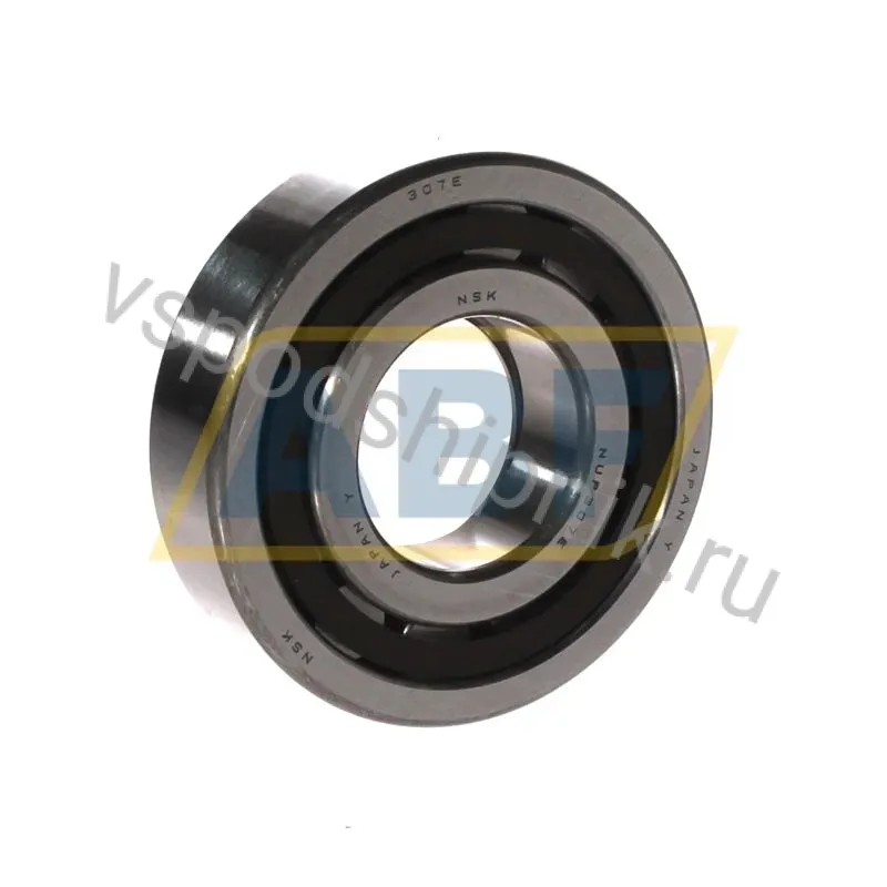 Цилиндрический роликовый подшипник однорядный NUP307ET NSK 360