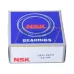 Конический роликовый подшипник однорядный 323/32CN NSK