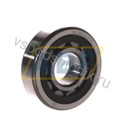 Цилиндрический роликовый подшипник однорядный NJ304E G15 SNR