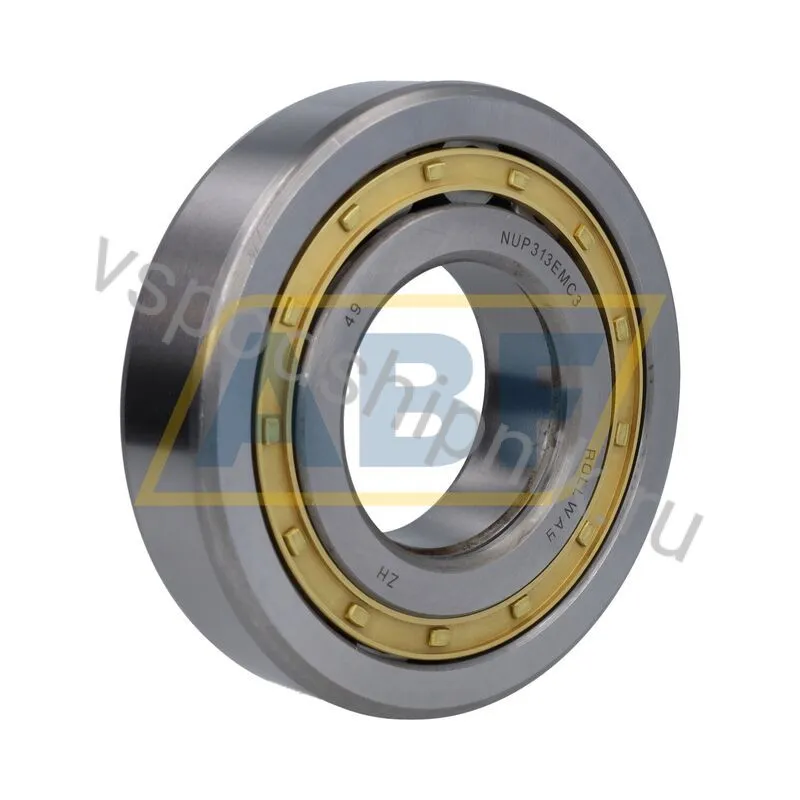 Цилиндрический роликовый подшипник однорядный NUP313EM C3 Rollway 360