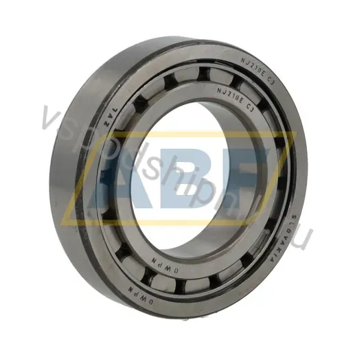 Цилиндрический роликовый подшипник однорядный NJ210E C3 ZKL