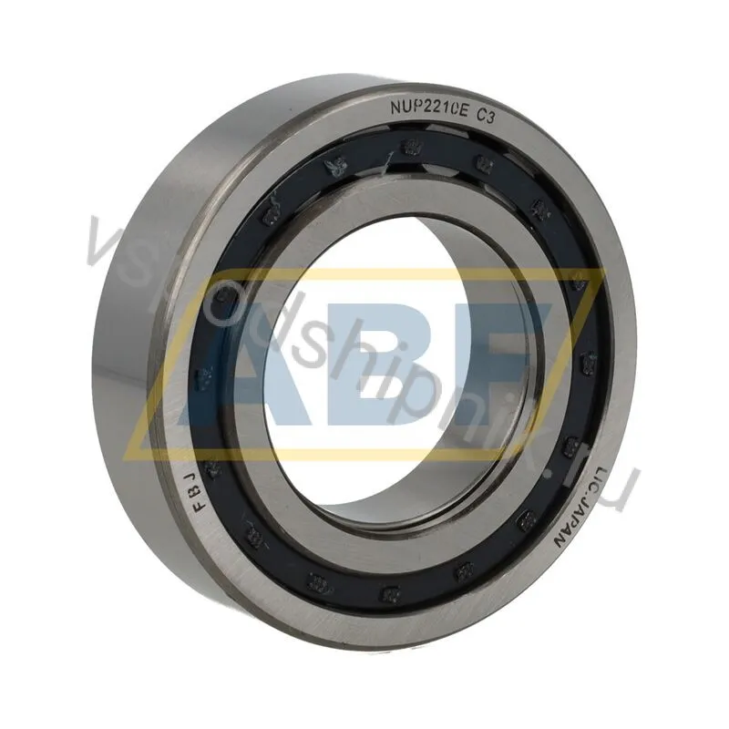 Цилиндрический роликовый подшипник однорядный NUP2210E C3 FBJ 360