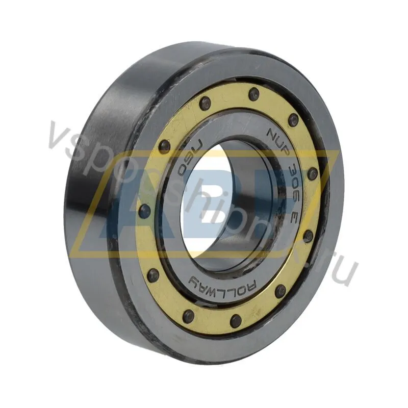 Цилиндрический роликовый подшипник однорядный NUP306EM Rollway 360