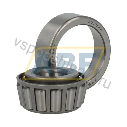 Конический роликовый подшипник однорядный 32304 A KFB Clarfeld 20×52×22.25 мм