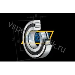 Цилиндрический роликовый подшипник NUP NUP2312E.TVP2.C3 FAG