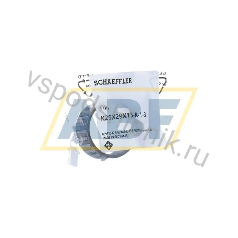 Игольчатый роликовый подшипник с сепаратором K25X29X13-A/0-7 INA 360