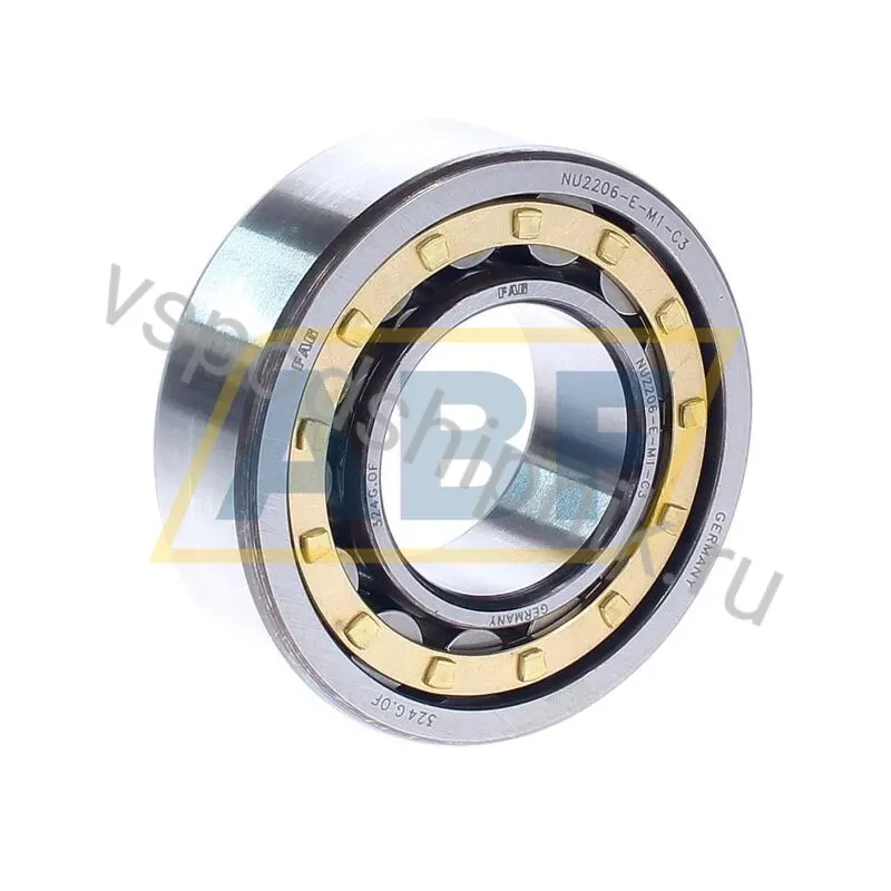 Цилиндрический роликовый подшипник NU NU2206-E-M1-C3 FAG 360