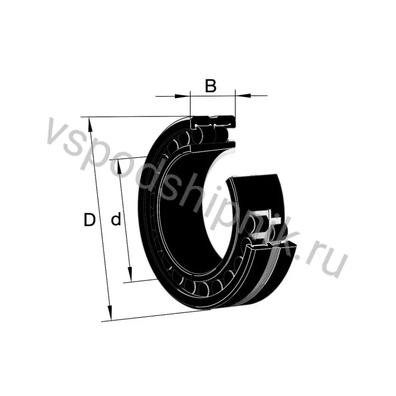 Цилиндрический роликовый подшипник NNU4840-AS-K-M-SP-F12 FAG 360
