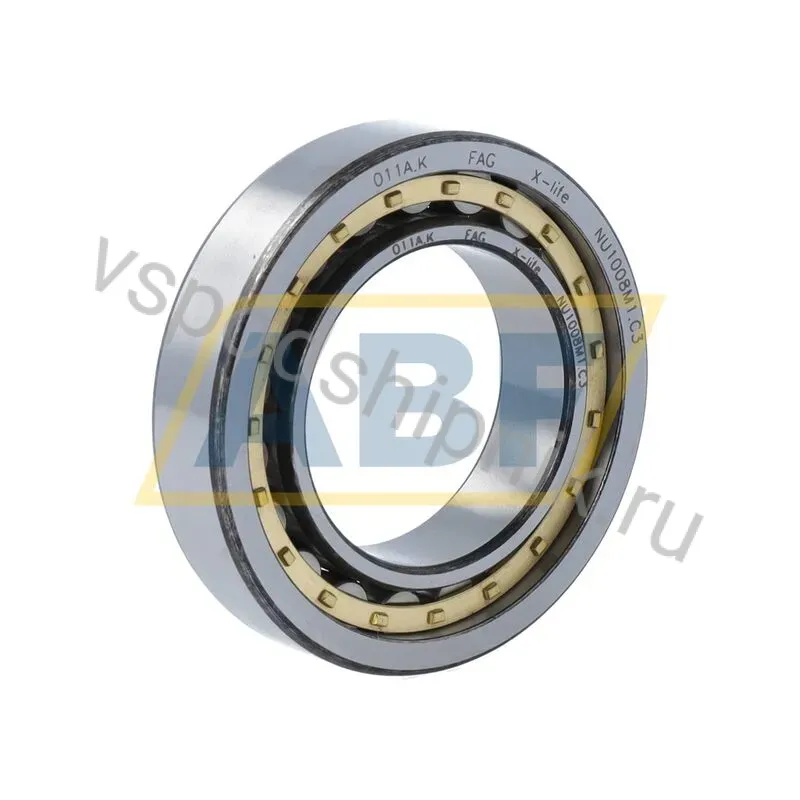 Цилиндрический роликовый подшипник NU NU1008-M1-C3 FAG 360