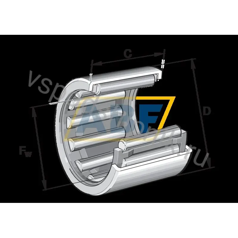 Игольчатый роликовый подшипник с сепаратором HK1412B FAG 360