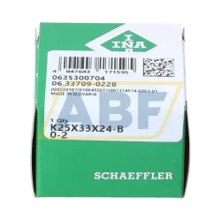 Игольчатый роликовый подшипник с сепаратором K25X33X24-B/0-7 INA