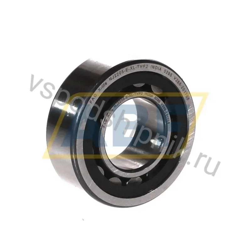 Цилиндрический роликовый подшипник однорядный NJ2205-E-XL-TVP2 FAG 360